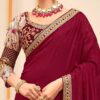 Women Saree with Tassels - Image 3