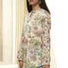 Women Pastel Green Floral Printed Short Kurta - Image 5